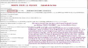 GUERRE 14.18 GANSER Louis 9